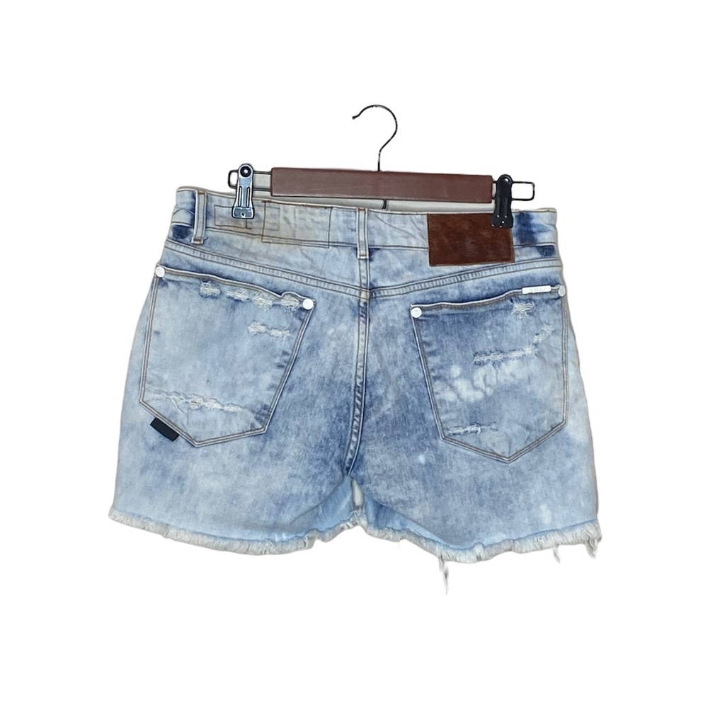 Ellus Originals Brazil Distressed Light Denim Short Size 30 View 3